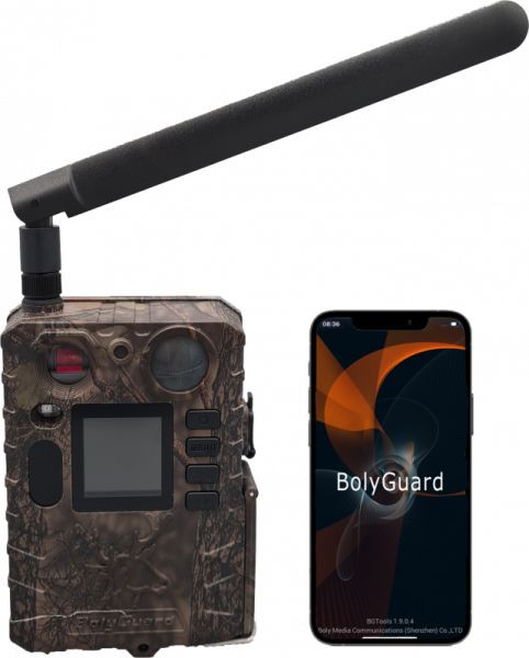 Berger & Schröter 4G/LTE BG410-M Funk Wildkamera 37 MP, 2 black LED's mit 940nm + weiße LED's, 32552