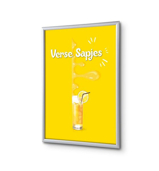 Showdown Displays Klapprahmen A4 Komplettset Frischer Saft Niederländisch, KRA4G25LPPI421