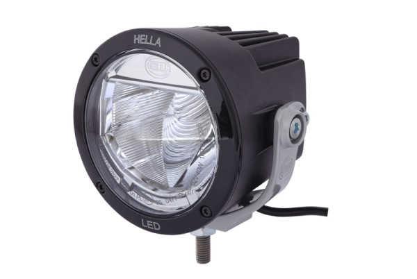 HELLA LED-Fernscheinwerfer, Luminator X LED, 12/24V, rund, Referenz: 37.5, geschraubt, ECE-R112/E4 0417, glasklar, 3000mm, links/rechts, 1F0 012 206-011