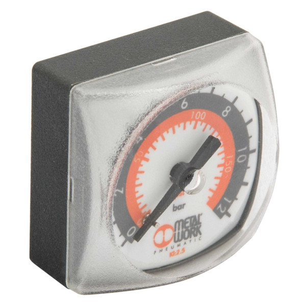Metal Work Manometer Metal Work, G 1/8 hinten, 0-12 bar, 40x40, 145476