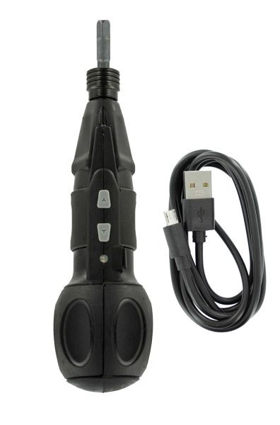 Busching Akkuschrauber "BIT" 3,6V Li-Ion 850mAh, 2Nm automatisch/10Nm manuell/BIT-Schnellaufname, 100885