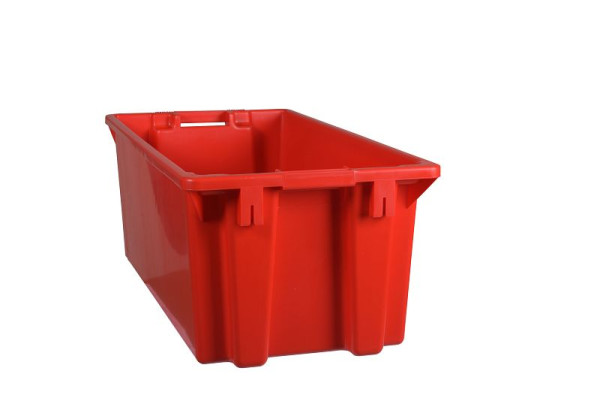 Plastipol-Scheu K 400/80 POLYBOX PP ROT, 800 mm x 400 mm x 300 mm, 28480021