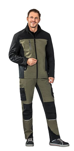 Planam Norit Herren Hybridjacke, oliv/schwarz, Größe 50, 6505050