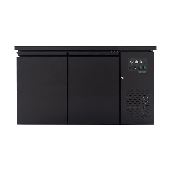 Vaiotec EASYLINE Barkühltisch schwarz / 2 Türen - 280 l, 11760