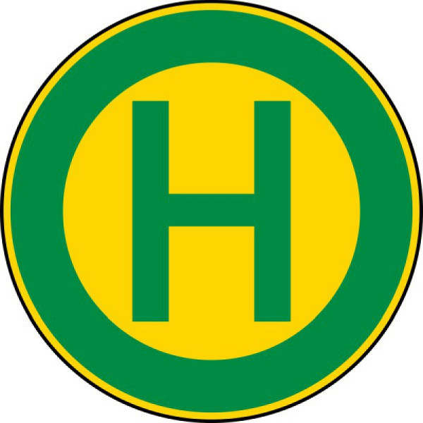 Stein HGS Haltestelle Straßenbahn oder Linienbusse Nr. 224, RA1, Flachform 2 mm, 224-111