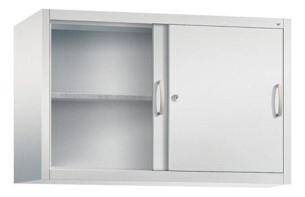 C+P Aufsatzschrank Acurado, H790xB1200xT400mm, Farbe: Lichtgrau, Bügelgriff, 2 OH, 2045-09 S10031