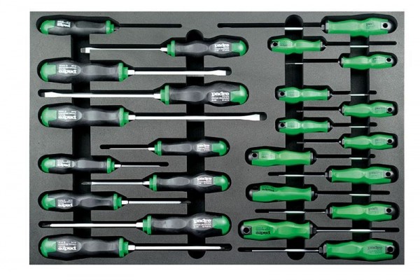 padre Modul Schraubendreher 24-teilig, Schlitz PH 1-23 PZ 1-2-3 - T x 6-30, 2316, 231600000