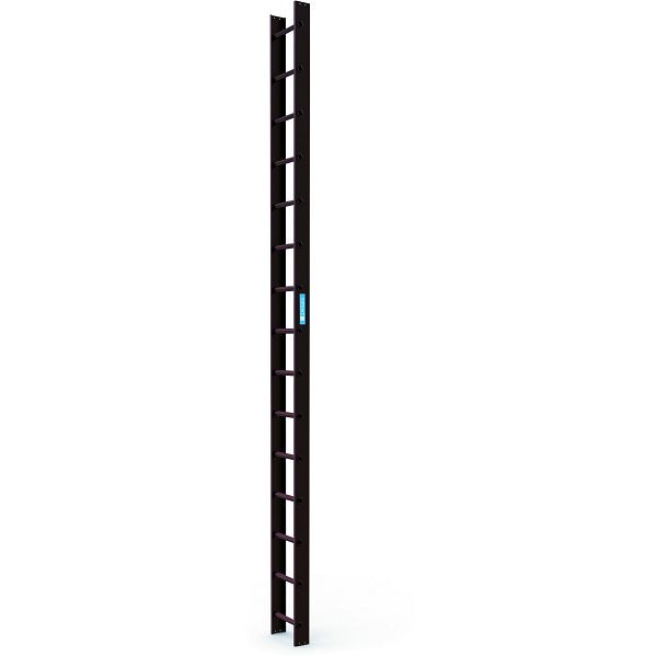 ZARGES Dachleiter 4,2 m Braun 15 Sprossen, 41236, 4003866412365