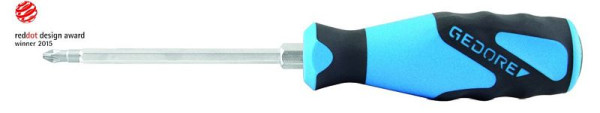 GEDORE 3K-Schraubendreher mit Schlagkappe für Kreuzschlitzschrauben PH 3, 1845314