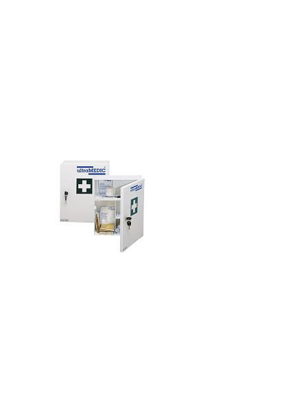 ultraMEDIC Verbandschrank ultraCASE "012", mit Füllung DIN 13157, weiß, SAN-0201-12