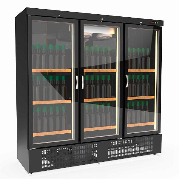 Vaiotec TOPLINE 750 Weinkühlschrank Schwarz, 1852 Liter, 315 Flaschen, Breite: 2055 mm, 11658