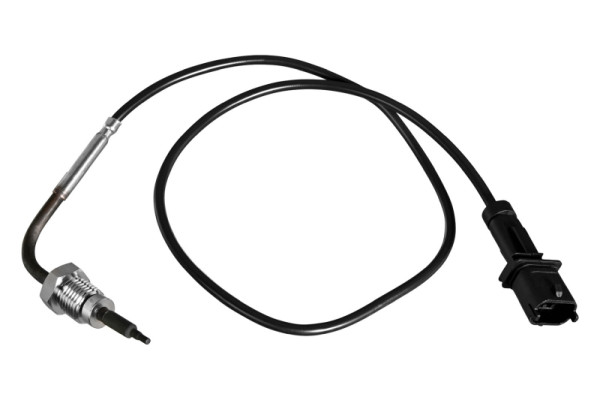 HELLA Sensor, Abgastemperatur, 2-polig, geschraubt, Kabel: 590mm, 6PT 010 376-661