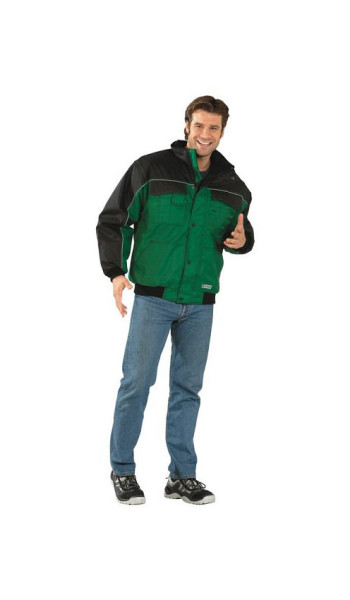 Planam Outdoor Dust Blouson, farngrün/schwarz, Größe S, 3315044