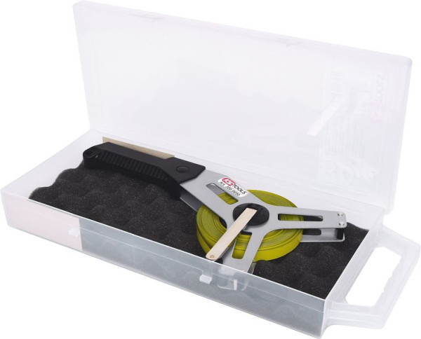 KS Tools Rahmenbandmaß mit gelbem Stahlband, 30m, 300.0050