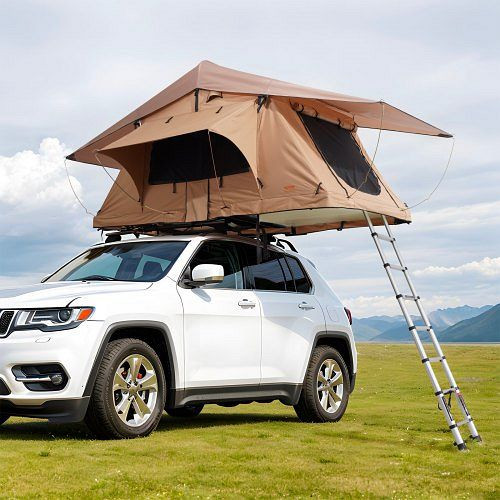 VEVOR Dachzelt Hartschale 2-3 Personen Wasserdicht Jeep SUV Truck Wasserdicht, CDZPZDKZDKD0N3Q63V9