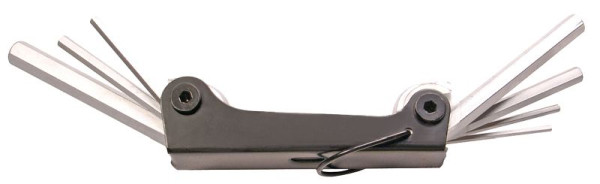 SW-Stahl Winkelschlüsselsatz, Innensechskant, 2,5-10 mm, 7-teilig, 04350SB