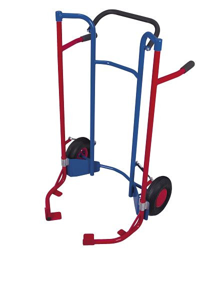 VARIOfit Reifenkarre niedrig, Außenmaße: 705 x 660 x 1.165 mm, RAL 5010 enzianblau, Radsatz: Luftbereifung, sk-710.302