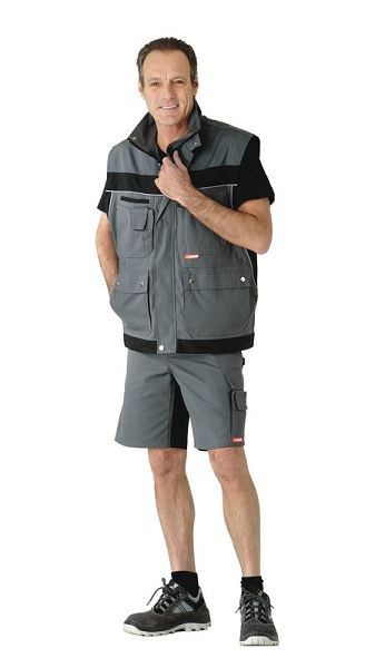 Planam Plaline Shorts, schiefer/schwarz, Größe L, 2546052