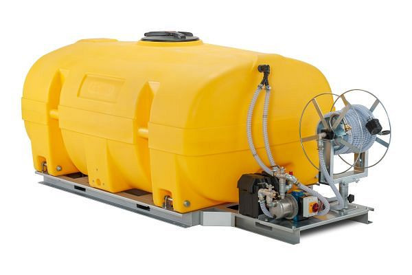 Cemo Mobiles Bewässerungssystem BWS 130-PE, FA 600, 24 V, Li-Ion-Akku, SW und Haspel schwenkbar, 11534