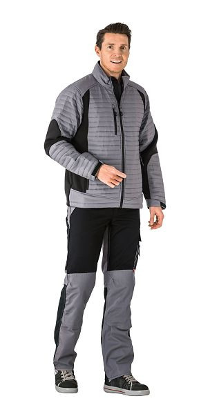 Planam Outdoor Air Jacke, zink/schwarz, Größe M, 3671048