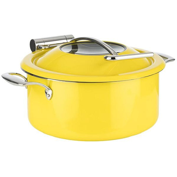 APS Chafing Dish, Ø 30,5 cm, Höhe: 17,5 cm, 18/8 Edelstahl, gelb, 12336