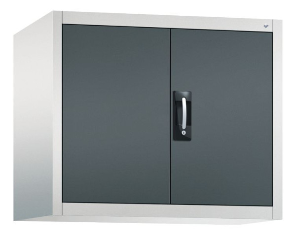 C+P Aufsatzschrank Acurado, H790xB930xT500mm, Farbe: Lichtgrau / Anthrazitgrau, Muldengriff, 9285-009 S10123