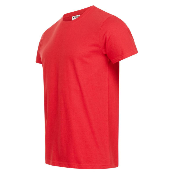 NITRAS MOTION TEX LIGHT, T-Shirt, vorgewaschen, Rundhals, ohne Seitennaht, Größe: L, Farbe: rot, VE: 100 Stück, 7004-6000-L