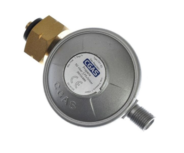 Hendi Druckregler, 50 mBar, für Grills und Hockerkocher, 152157