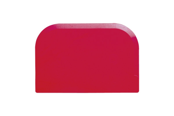 Schneider Cremeschaber, ABS, rot, Größe: 151 x 102 mm, 227856