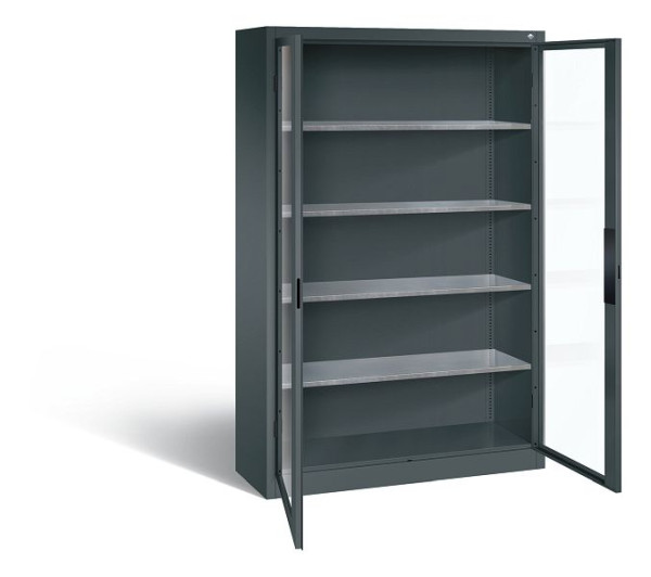 C+P Werkzeugschrank Acurado, H1950xB1200xT400mm, Farbe: Anthrazitgrau, Muldengriff, 8930-055 S10121