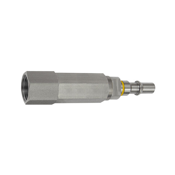Riegler Unverwechselbarer Nippel NW 6, ISO 6150 C, RSV, G 1/4 IG, rot, 141898