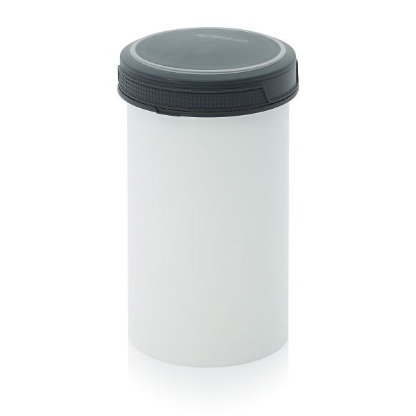 Auer Schraubdosen Basic, 2 Liter, Dose weiß, Deckel dunkelgrau, mit Innendeckel, SC I 2.0-119 F5