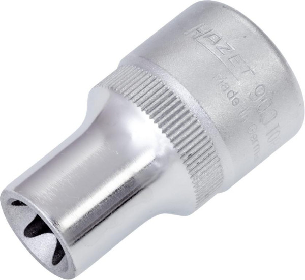 Hazet Steckschlüsseleinsatz TORX®, Vierkant hohl 12,5 mm (1/2 Zoll), Außen TORX® Profil, E12, 900-E12