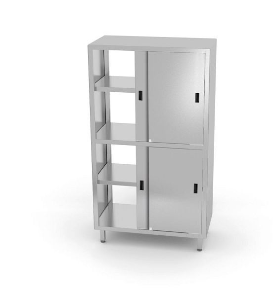 Hendi Durchreicheschrank mit Trennwand und Schiebetüren, 1000 x 600 mm, 811108