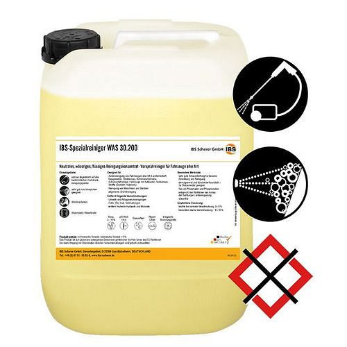 IBS Scherer Spezialreiniger WAS 30.200, Hochdruck- und Vorsprühreiniger, kennzeichnungsfrei, neutral, 20 l, 320755