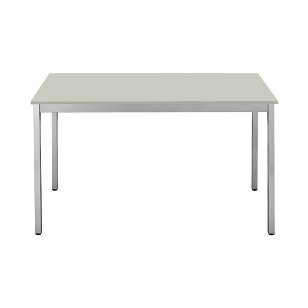 Bisley Mehrzwecktisch, Breite 1600 mm, Tiefe 800 mm, 19mm Tischstärke, 300 aluminium x G grau, MT1608G300