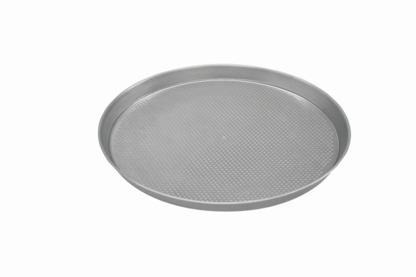 Schneider Pizzablech, oberer Ø 520 mm, unterer Ø 500 mm, Höhe 25 mm, Lochung 3 mm, Aluminium, 997642