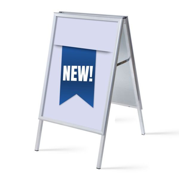 Showdown Displays Kundenstopper A1 Komplettset Neu Blau Englisch, ZPA1G32MEI231