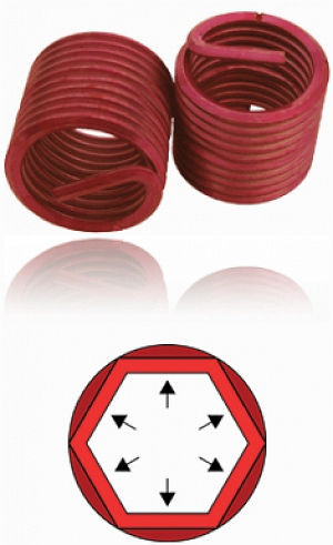 BaerCoil Gewindeeinsätze UNC 1“ x 8 - 1,5 D - SG - 10 Stück, 1-B6219-15