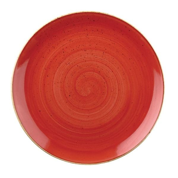 Churchill Stonecast, runder Coupé-Teller, Beerenrot, 288 mm, (12 Stück), DB060