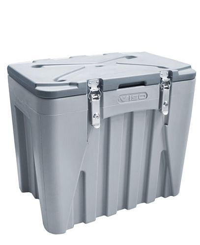 DENIOS Universalbox aus Kunststoff (PE), grau, abschließbar, 75 Liter, 247511