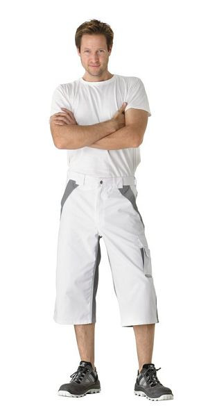 Planam Plaline 3/4 Hose, reinweiß/zink, Größe 4XL, 2553068