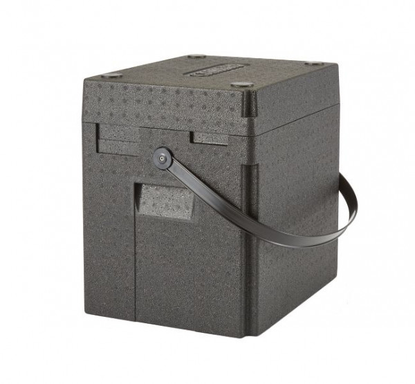 Cambro Cam GoBox Toplader Getränkebox mit schwarzem Gurt, EPPBEVBKST110