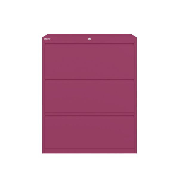 Bisley Essentials Schubladenschrank, Höhe 1000-1024 mm, 621 beere, YESF0810621