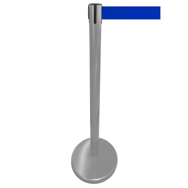 Stein HGS Personenleitsystem -P-LINE Future-, Metall/ anthrazit, blau, mit Gurtendstück (Standard), Gurtlänge: 2,3 m, 12792-0202