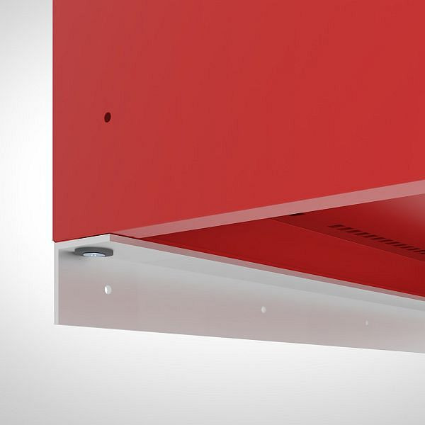 C+P Alu-Winkelschiene für Wandaufhängung, B695 mm, 049015-3407