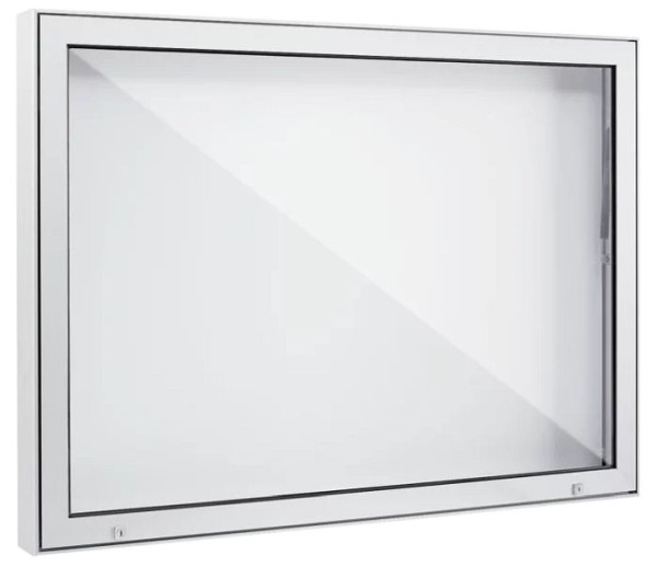 ewb Schaukasten 110 - weiß RAL 9016, Öffnung: Klappflügel, Sichtfläche: 27*A4, MTK11027PB