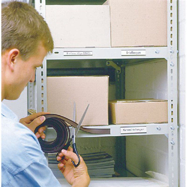 Stein HGS Regalbeschriftung -Permaflex- C-Profile als Rollenware, 10000 x 40 mm, 90.3106