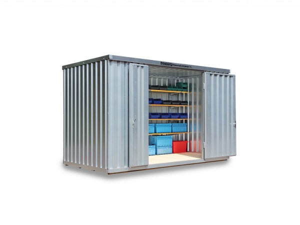 FLADAFI Materialcontainer MC 1400 XL, montiert, mit Holzfußboden, 4.050 x 2.170 x 2.532 mm, F2014200201201422-F911
