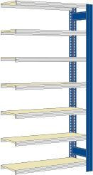 Regalwerk BERT-Großfachregal 250 kg - Anbaufeld - LR 3000 HxBxT 3000x1695x600mm 7 Fachebenen Paneel mit 16mm Spanplatten, B3-46542-60-FR